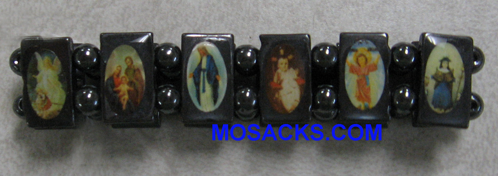 Hematite Black Saints Bracelet 08530