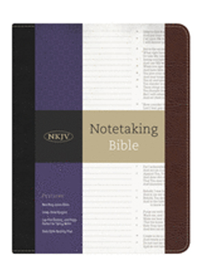 Holman Notetaking Bible NKJV Black Brown 9781433643040