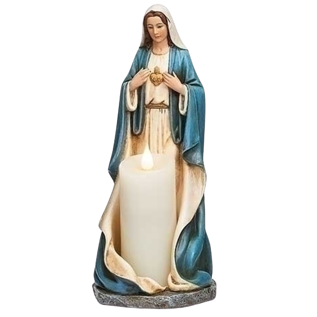 Immaculate Heart of Mary Candle Holder