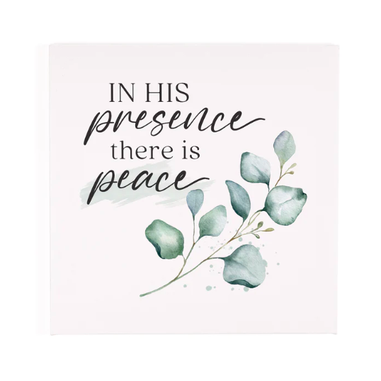 "In His Presence There is Peace" Canvas Décor 