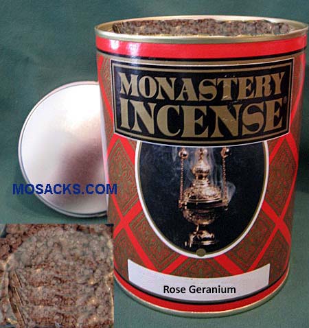 Monastery Incense Rose Fragrance 12 ounce Rose Geranium -862