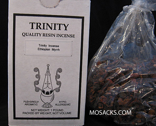 Incense, Trinity Brand Ethiopian Myrrh, 1Pound Box