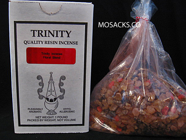 Incense, Trinity Brand Floral Blend, 1 Pound Box