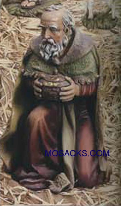 Joseph's Studio 27" Full Color Nativity Kneeling King Melchior #38011