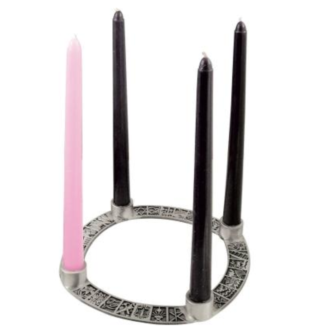 Jesse Tree Advent Candle Holder