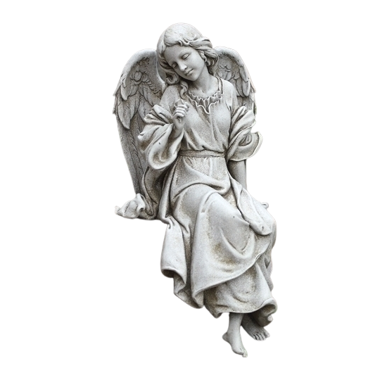 Joseph Studio Sitting Angel Statue facing left 64554