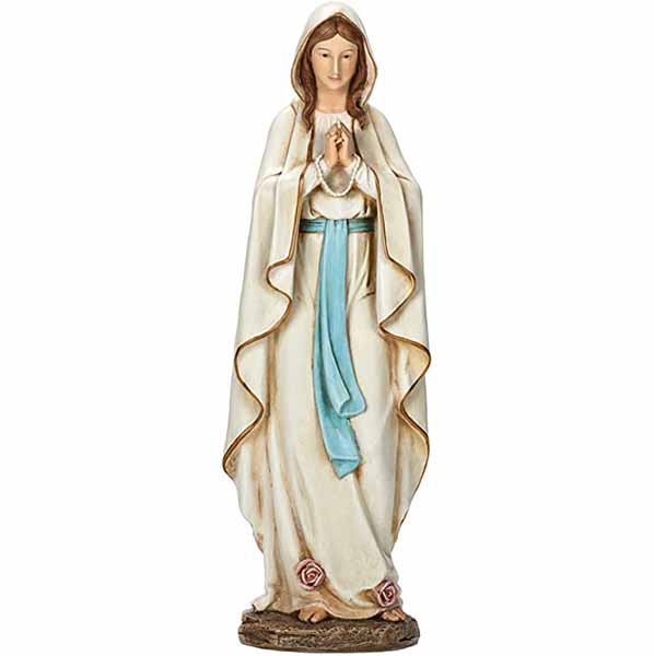 Our Lady of Lourdes 6" Joseph's Studio Renaissance Collection Statue 20-60699