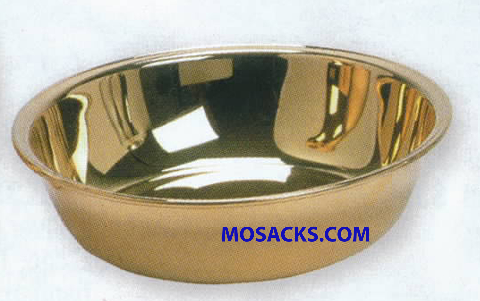K Brand 8 Inch Diameter Gold Plated Pewter Basin-K218-G
