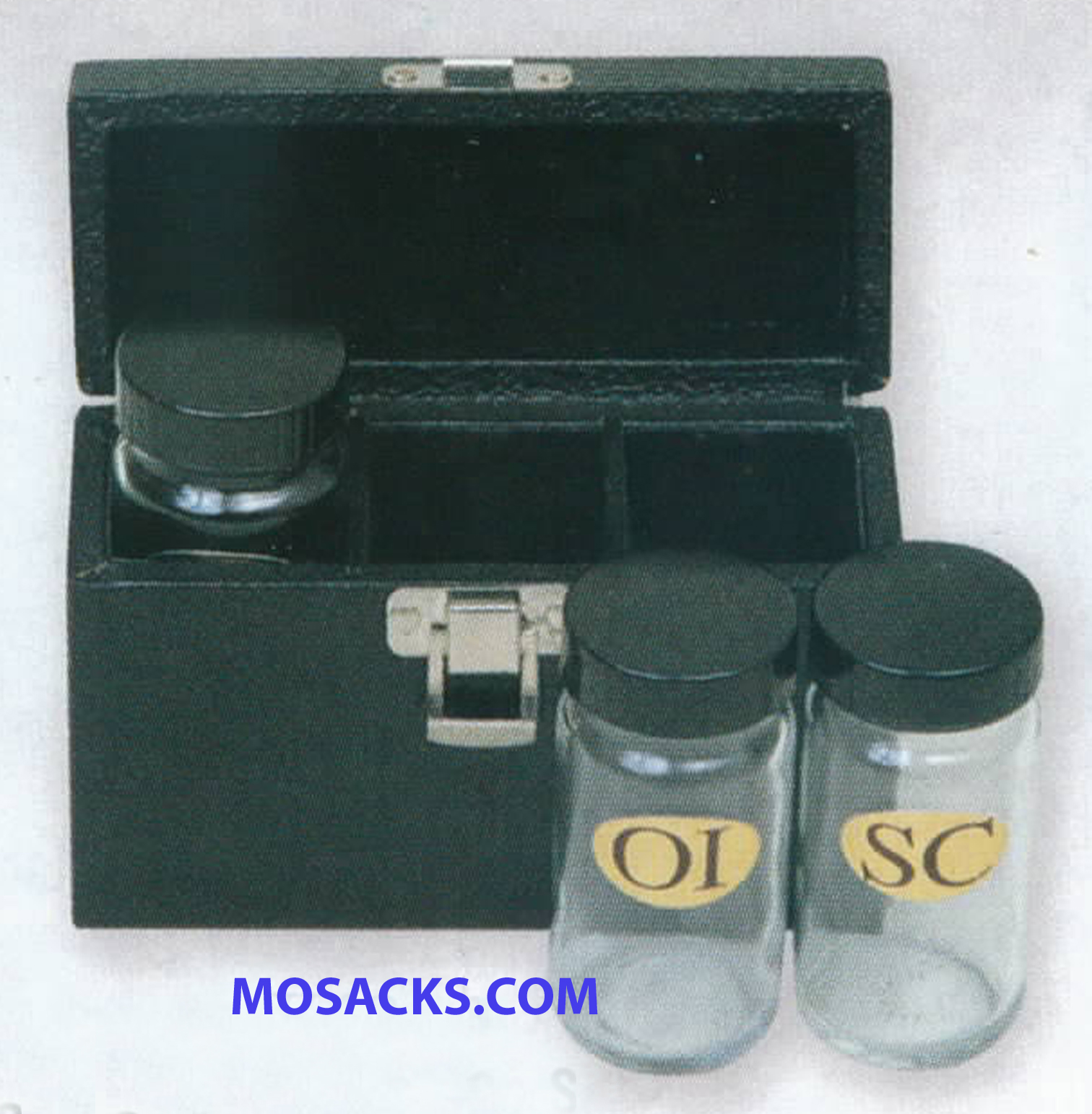 K Brand Sacristy Oil Set with 3 glass 2 oz contaniers-K43