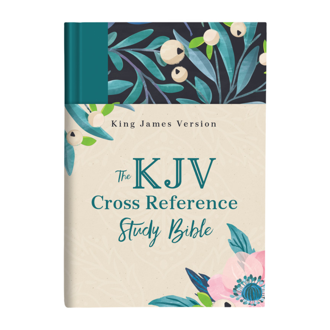 KJV Cross Reference Study Bible (Turquoise Floral)