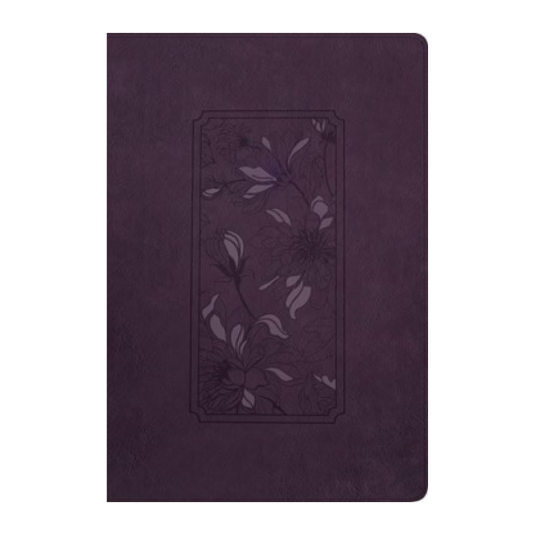 KJV Large Print Thinline Reference Bible (LeatherLike/Purple) - 9781496447227