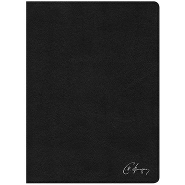 KJV The Spurgeon Study Bible (Black Genuine Leather)