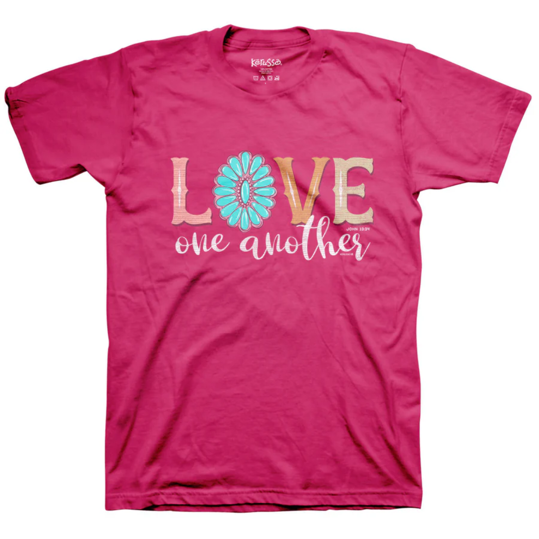Kerusso-Womens-T-Shirt-Love-One-Another-APT4688
