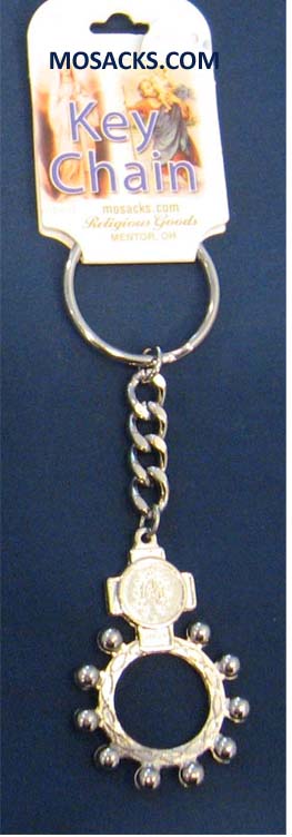 Keychain Miraculous Medal Rosary Ring 12-1431-01