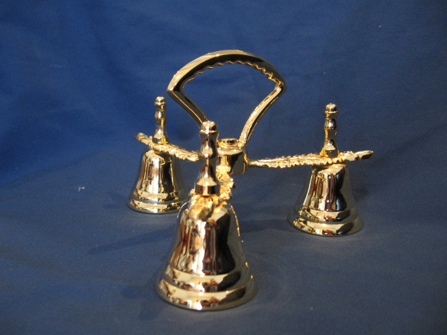 Altar Bells Gold Plate K428 Free Shipping on Altar Bells Consecration Bells K428