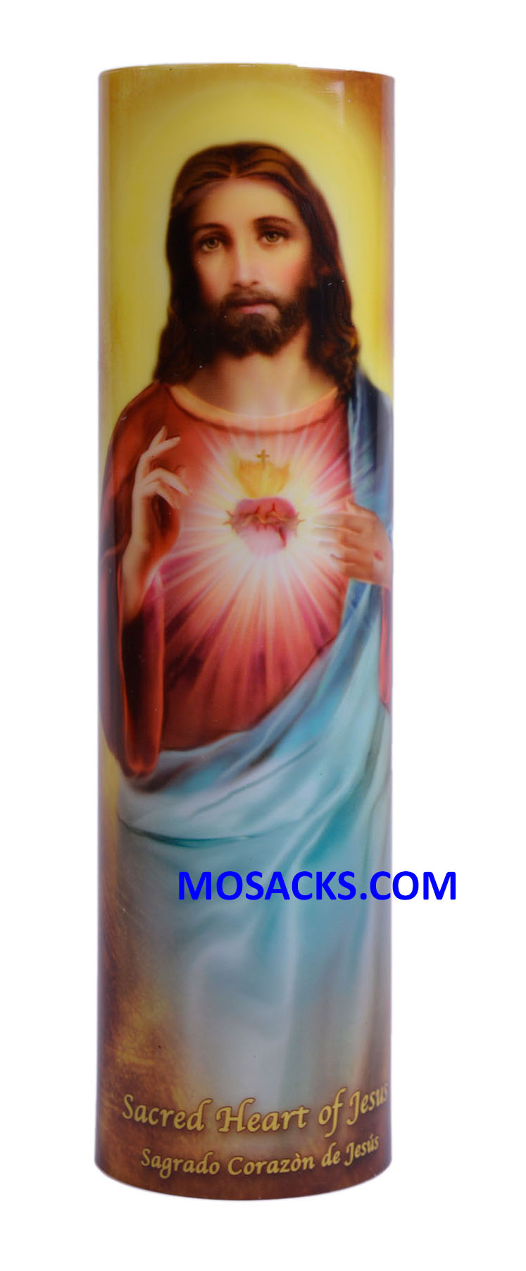 Sacred Heart of Jesus LED Candle C-8006