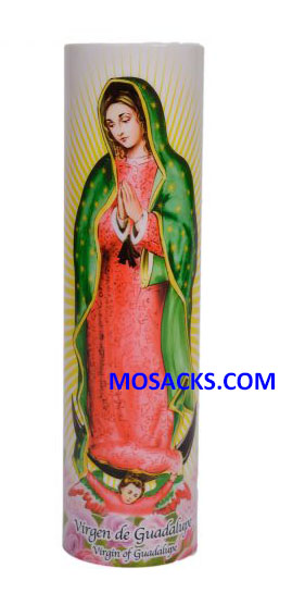 Virgin of Guadalupe LED Candle C-8013