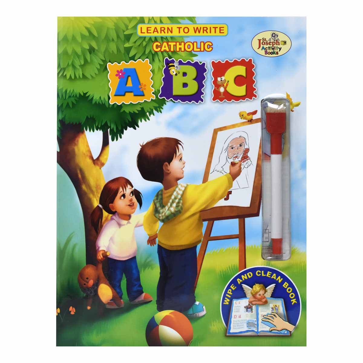 Learn To Write ABC Catholic-711, Children's Educational Book