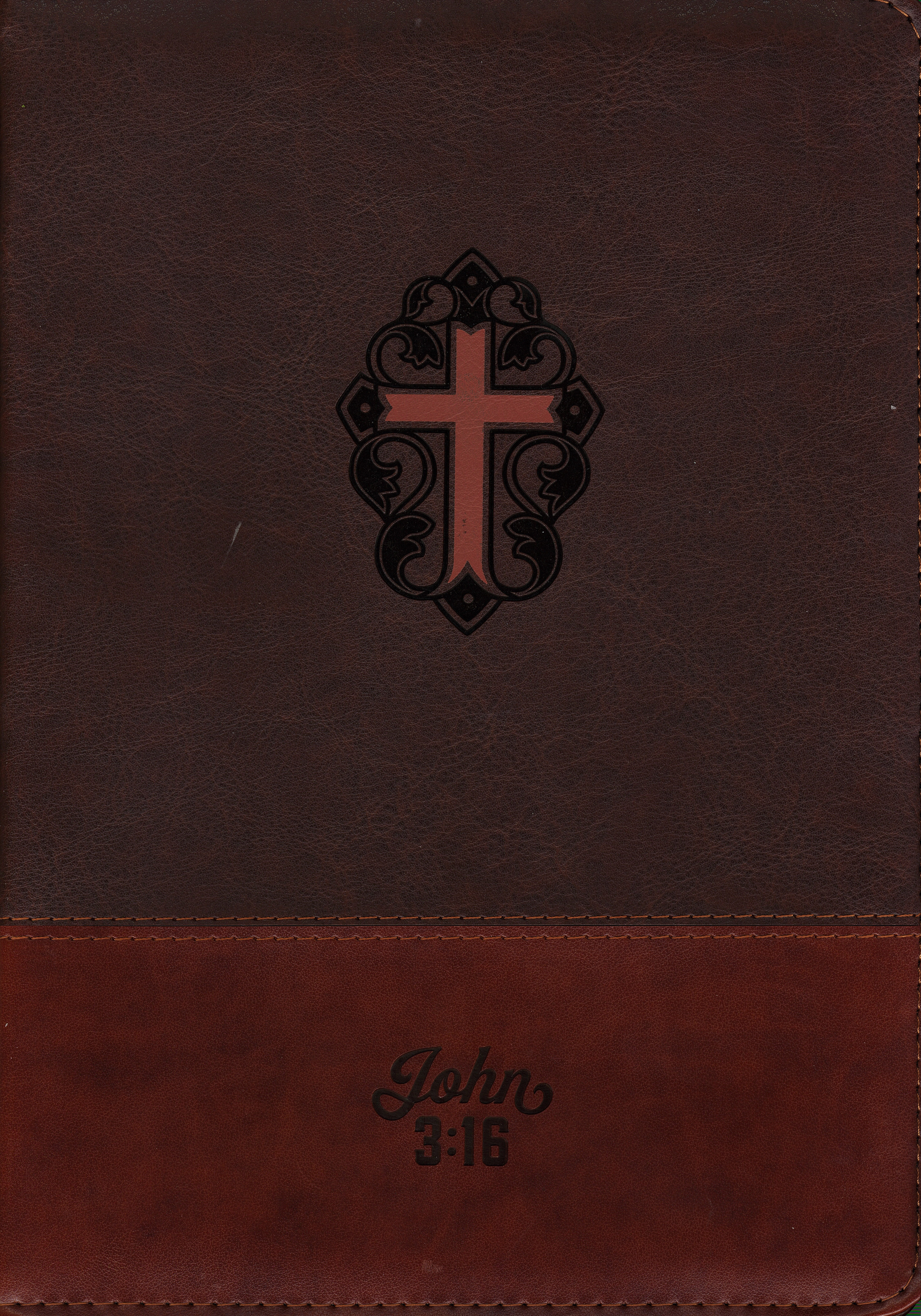 Large Lux Leather Bible Cover John316 1220000134188