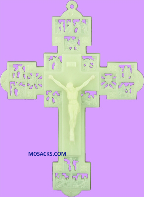 Luminous 6" Stations of the Cross Crucifix 185-1741AL