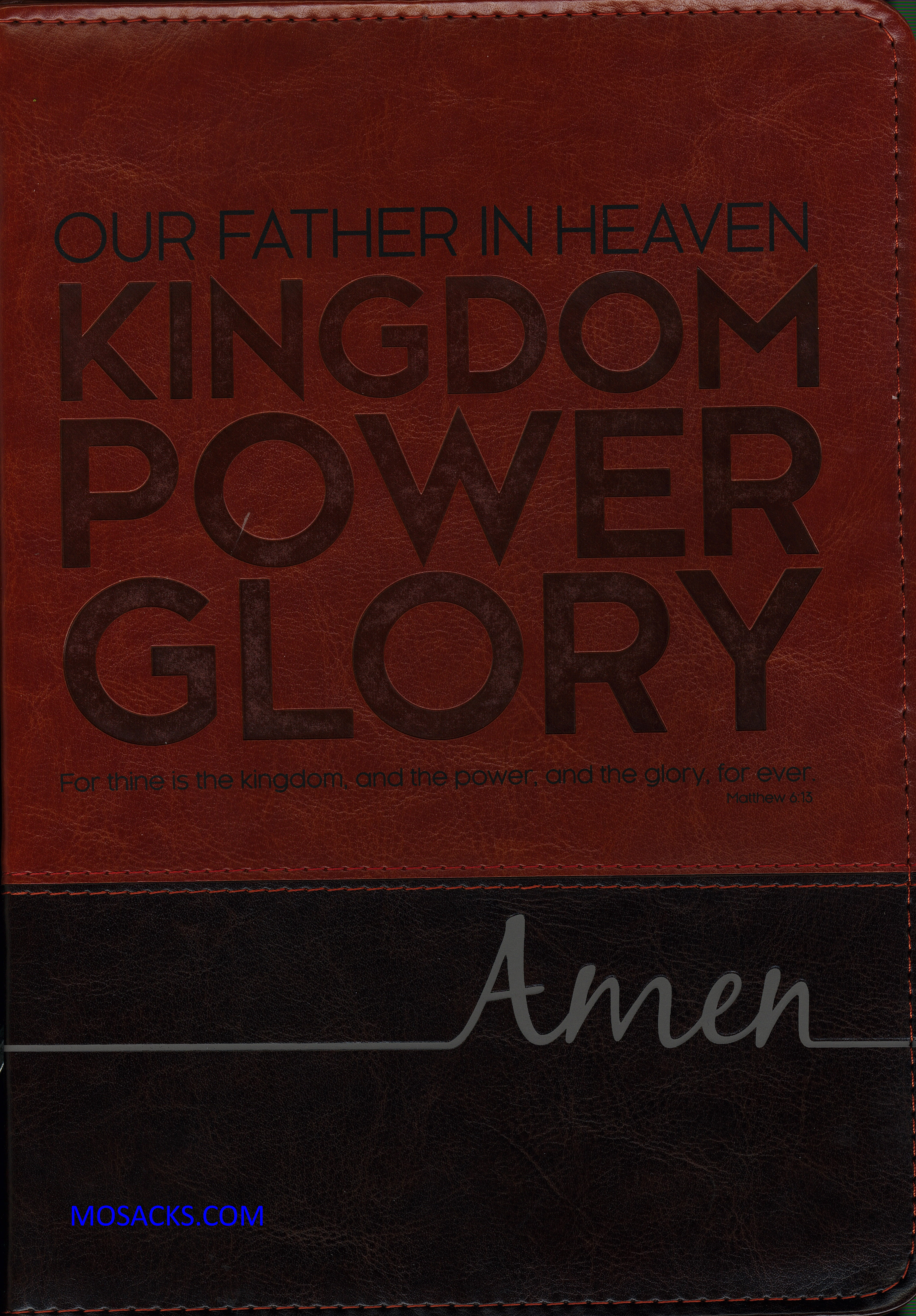 Lux Leather The Lords Prayer Bible Cover 6006937120761