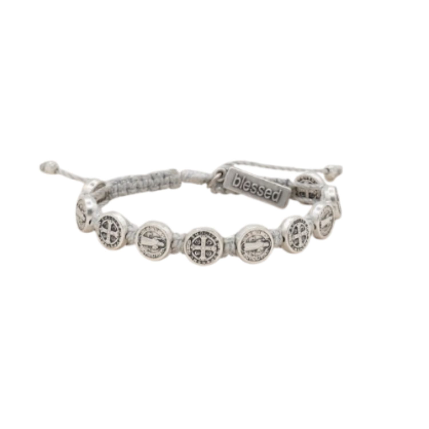 My Saint My Hero Christmas Blessing Of Joy Silver Bracelet 10010MS