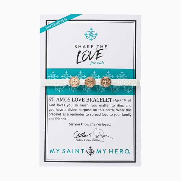 My Saint My Hero St. Amos Share The Love Kids Bracelet-5000Series