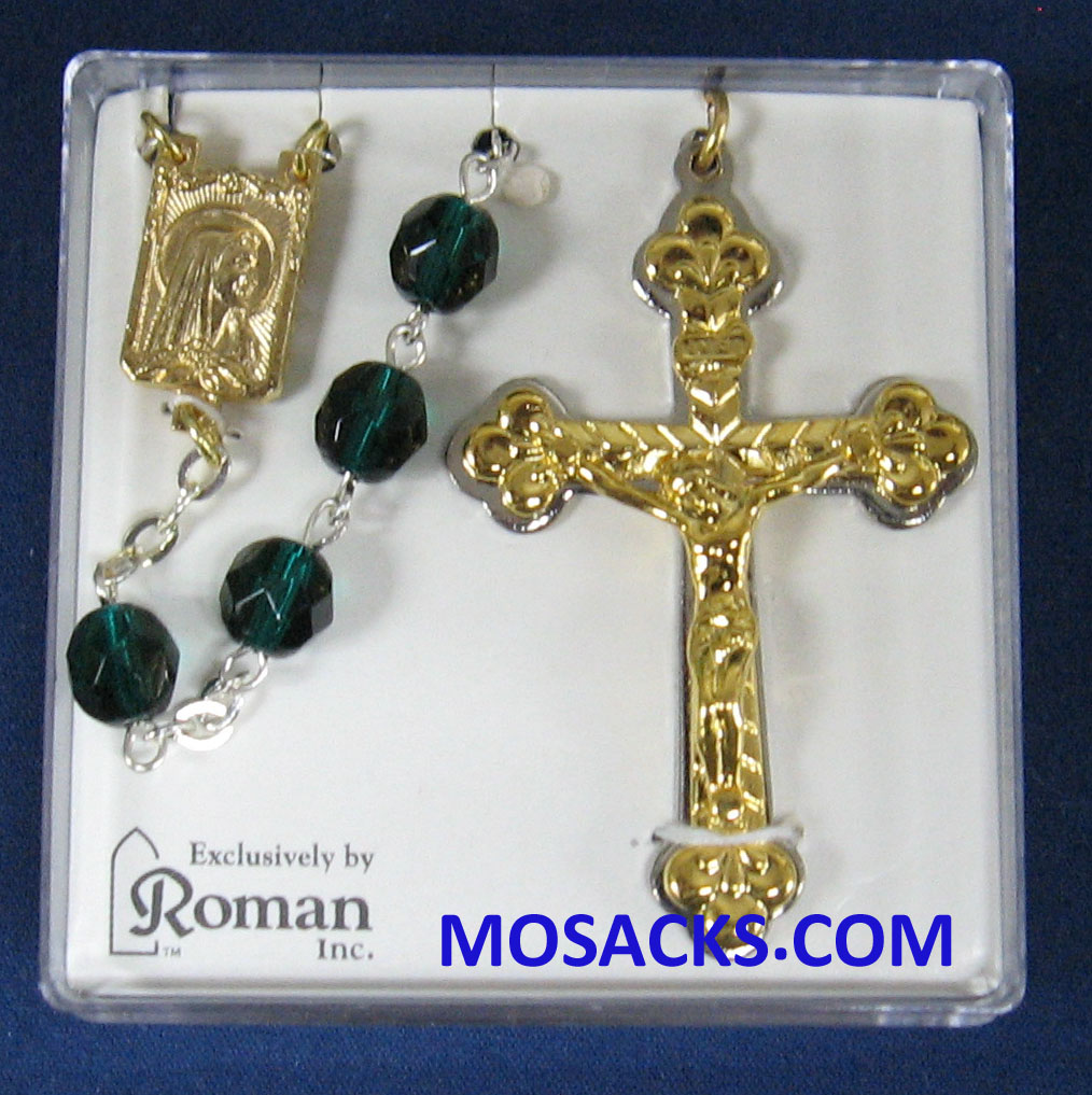 May Birthstone Rosary 20-400015