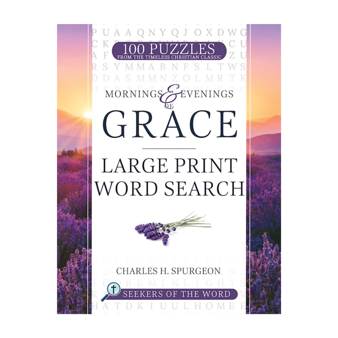 Mornings And Evenings Of Grace - Word Search (Large Print)