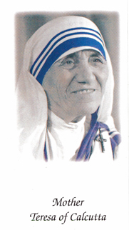Mother Teresa of Calcutta Holy Card 2-MT1