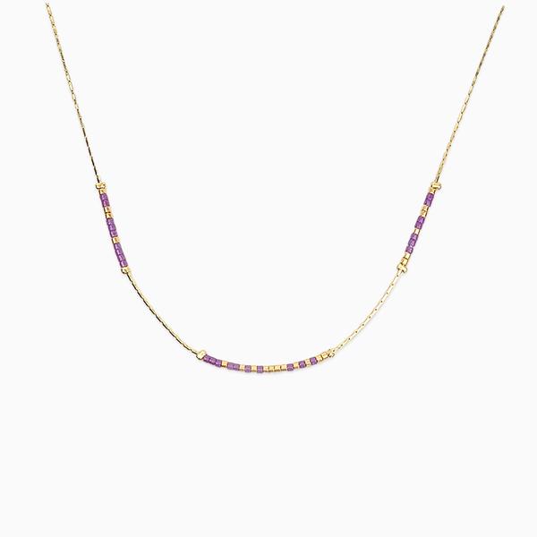My Saint My Hero LSU Geaux Tigers  Victory Morse Code Necklace -34102GT
