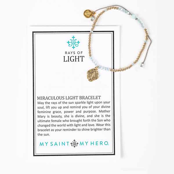 My Saint My Hero Rays of Light Gold Bracelet-26033Series