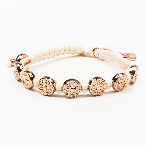My Saint My Hero St. Amos Share The Love Bracelet-22002WT designed by Caitlin and John Stamos in collaboration with My Saint My Hero. 