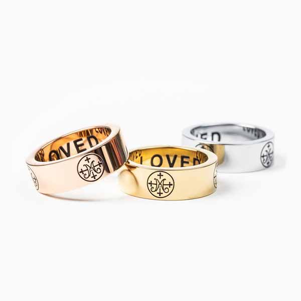 My Saint My Hero The Greatest Love Deuteronomy 6:5 Ring -4201Series