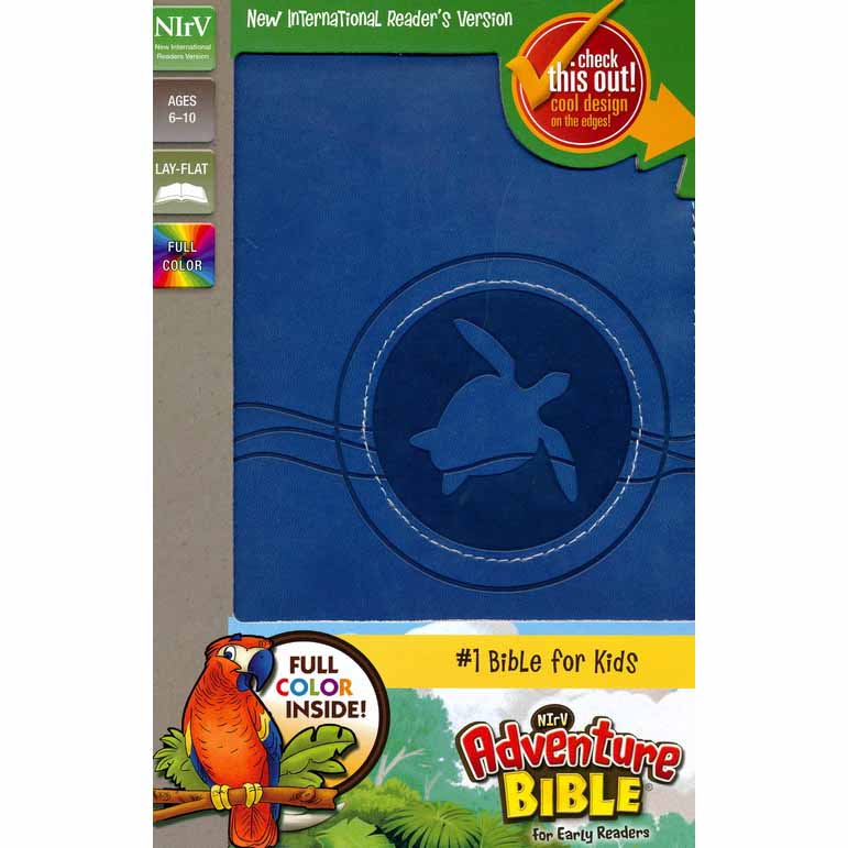 NIRV Adventure Bible for Early Readers: Leathersoft, Blue