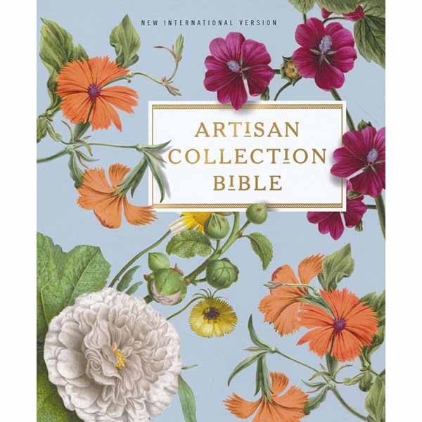 NIV Artisan Collection Bible: Blue Floral - 9780310456865