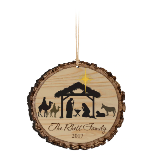 Nativity Ornament (Personalized) - ZORN0133