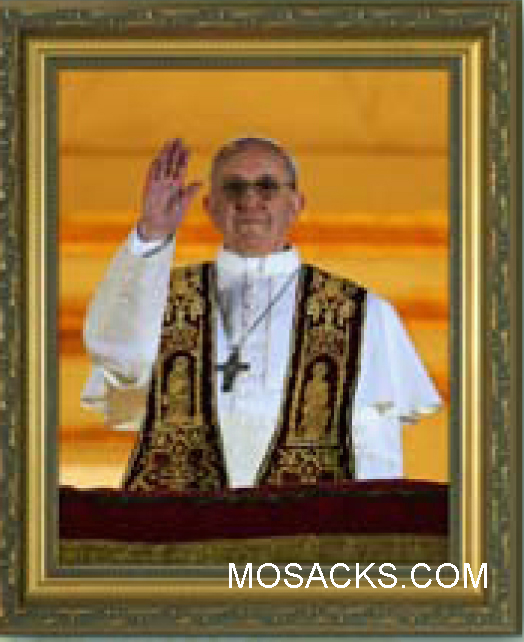 New Pope Francis I Blessing 12x16 Gold Frame NW-1851D1