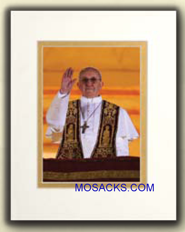 New Pope Francis I Blessing Matted Print 11x14 MAT-1851C