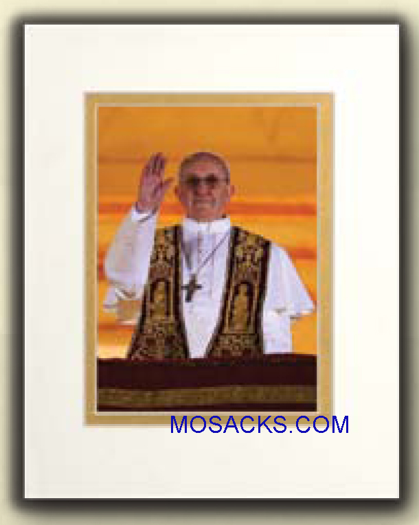 New Pope Francis I Blessing Matted Print 8x10 MAT-1851B