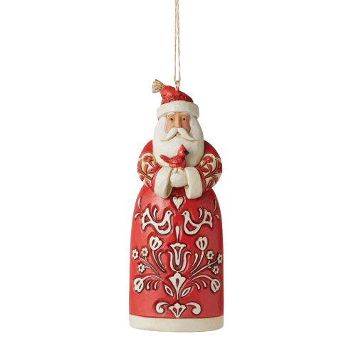 Nordic Noel Santa Ornament (Jim Shore Heartwood Creek)