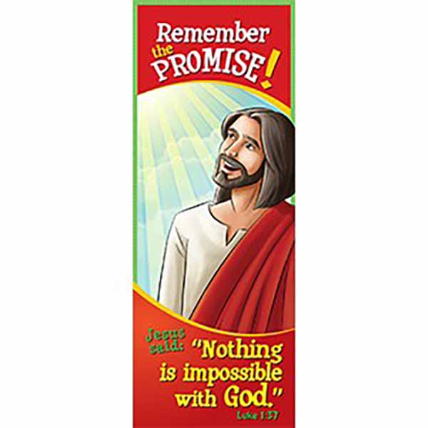 Christian Bookmark Nothing Impossible Bookmark-BKMK07