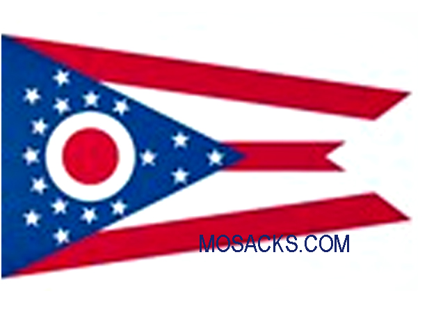 Flags State of Ohio SpectraPro™ 100% Polyester, 3ft x 5 ft