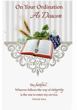On Your Ordination As Deacon- DEAC89094