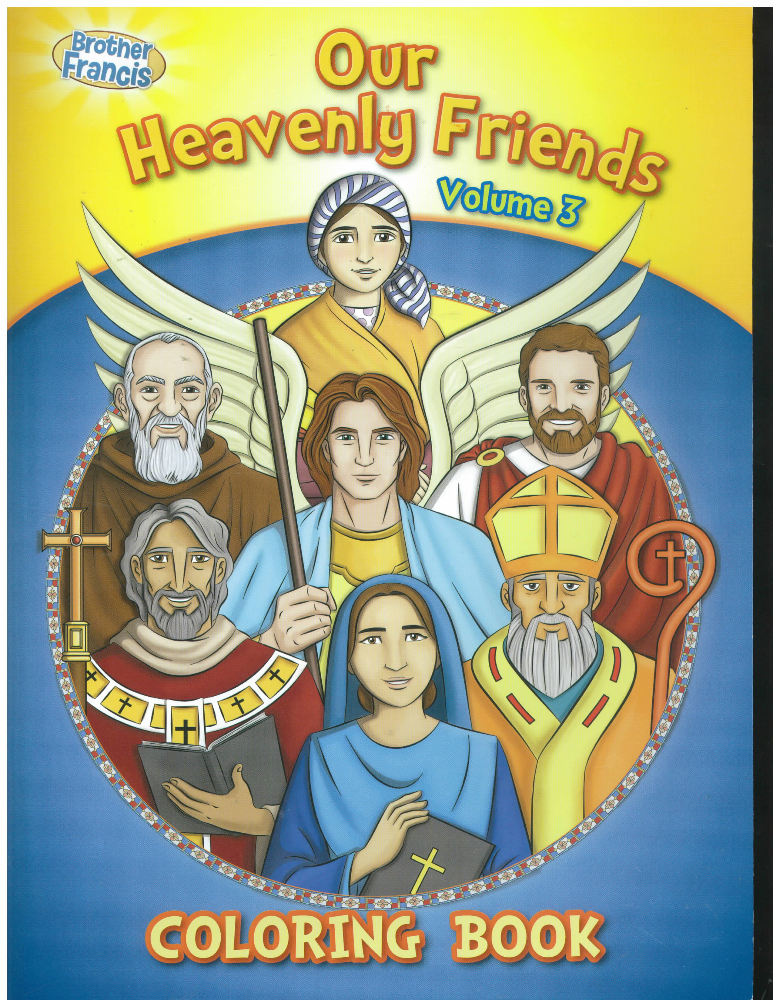 Our Heavenly Friends Volume 3 Coloring Book-CSB-HF3