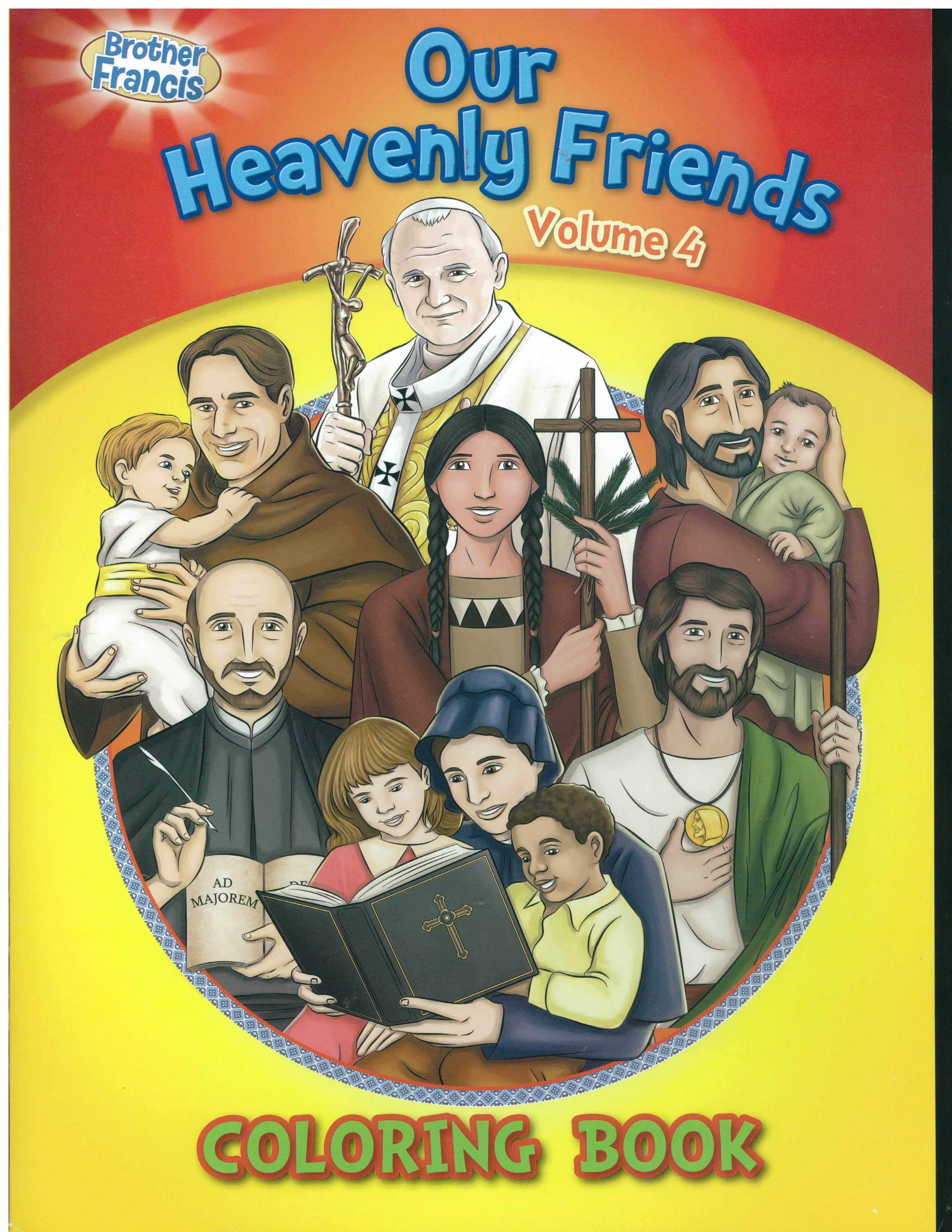 Our Heavenly Friends Volume 4 Coloring Book-CSB-HF4