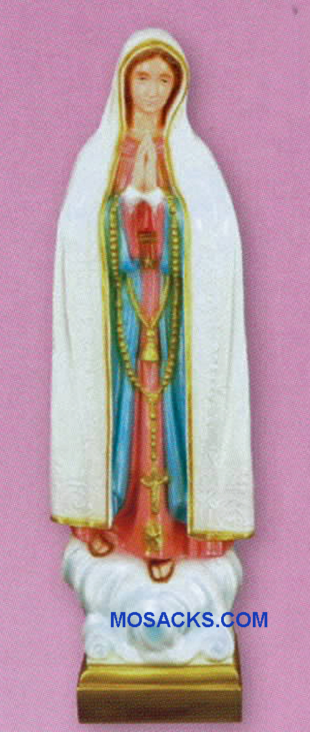 Religious Outdoor Statue of Our Lady Of Fatima 24 Inch PVC Garden Statue-SA2435CPB