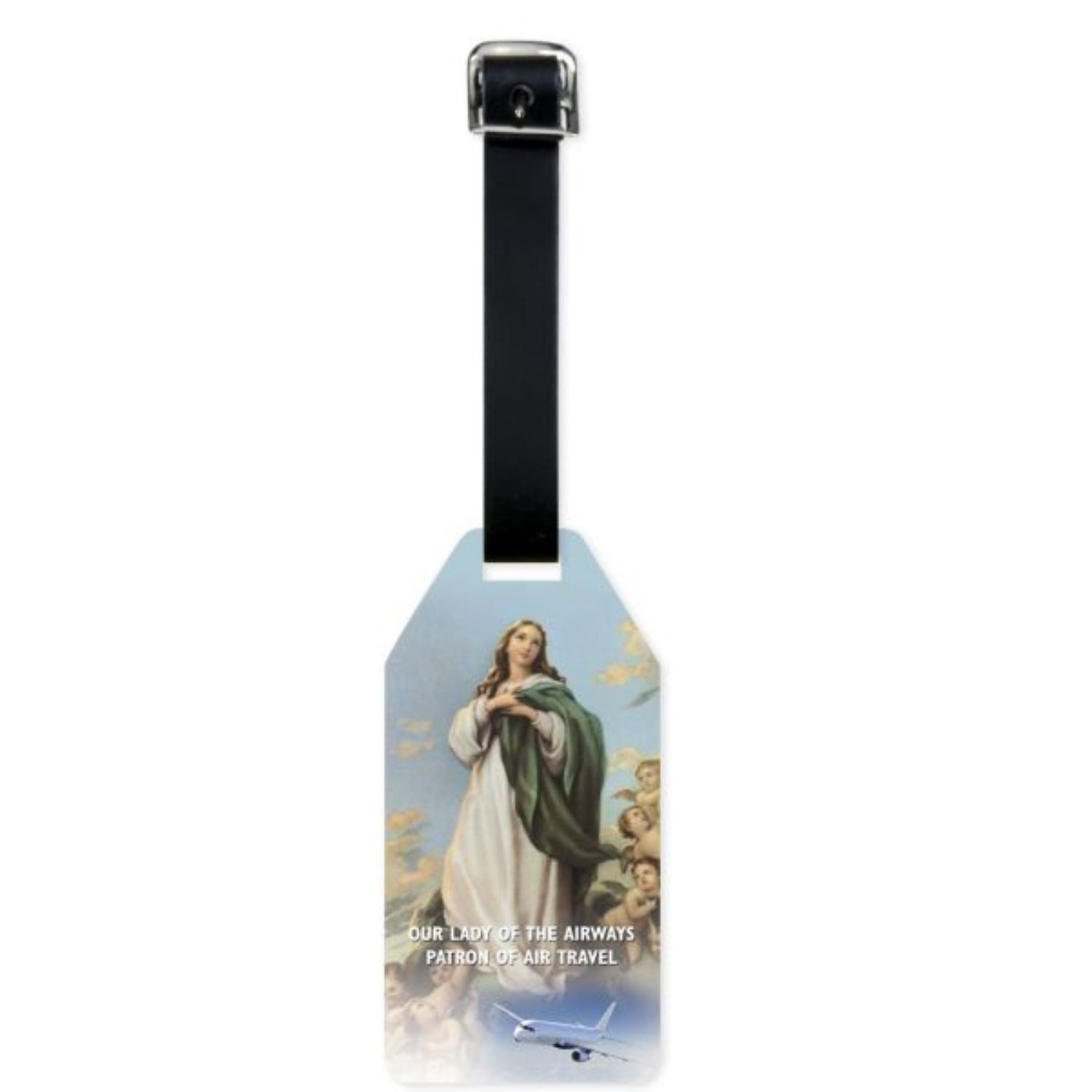 Luggage Tags Our Lady of the Airways Flexible Poly 12-LT-907