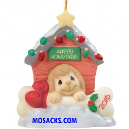 Precious Moments Home for the Howlidays Dog Ornament -161008