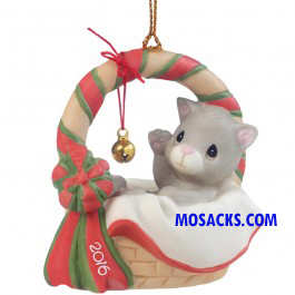 Precious Moments 2016 Meowie Christmas Cat Ornament-161009